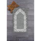 Evdeya Dijital Baskılı Yıkanabilir Sade Şık Namazlık Seccade 70x130 cm SECCADE-12, Gri, 70 x 130