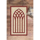 Evdeya Dijital Baskılı Yıkanabilir Şık Motifli Seccade Namazlık 70x130 cm SECCADE-19, Kırmızı, 70 x 130