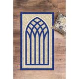 Evdeya Dijital Baskılı Yıkanabilir Şık Motifli Seccade Namazlık 70x130 cm SECCADE-19, Mavi, 70 x 130