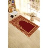Evdeya Dijital Baskılı Yıkanabilir Silinebilir Modern Namazlık Seccade 70x130 cm SECCADE-07, Kırmızı, 70 x 130