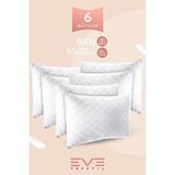 Eve Tekstil - 6 Adet Diamond Kalite Kapitone Yastık 50x70 cm 800 gr