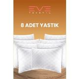 Eve Tekstil - 8 Adet Diamond Kalite Kapitone Yastık 50x70 Cm 800 gr