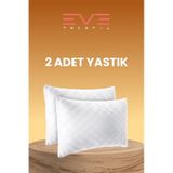 Eve Tekstil Diamond Kalite Kapitone Yastık 2 Adet 50 x 70 CM 800 G