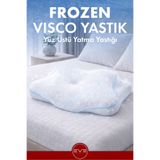 Eve Tekstil Frozone Soğuk Kumaş Yüz Üstü Yatma Yastığı | Ortopedik Visco, Terletmeyen Ergonomik Uyku Yastığı