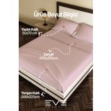 Eve Tekstil Ranforce Çarşaflı Yastık Ve Yorgan Kılıflı Çift Kişilik Nevresim Takımı 200x220 Cm