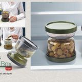 EveFix 1 Kum Saati Zeyitn & Turşu Kabı Plastik Turuncu