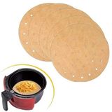 EveFix 100 Adet Airfryer Pişirme Kağıdı Tek Kullanımlık Hava Fritözü Yuvarlak Delikli Model