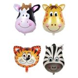 EveFix 100 Adet Balon + 5 Adet Safari Folyo Balon Ve Balon Zinciri Set