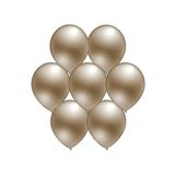 EveFix 100 Adet Metalik Gümüş Balon 30 Cm