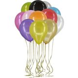 EveFix 100'lü Lateks Metalik Balon Karışık Renk