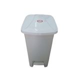 EveFix 15 Lt Slim Pedallı Plastik Çöp Kovası Beyaz Renkli