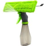 EveFix 250 Ml Deterjan Hazneli Spreyli Çekçekli Peluşlu Cam Silme Aparatı