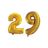 EveFix 29 Yaş Sayı Folyo Balon Altın 90cm