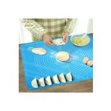 EveFix 30 * 40 cm Hamur Matı Silikon Ölçekli Kullanımı Kolay Hamur Açma