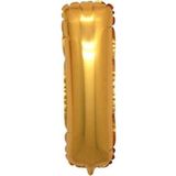 EveFix 40 Cm Altın Renk Folyo Balon I Harfi