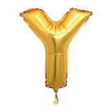 EveFix 40 Cm Altın Renk Folyo Balon Y Harfi