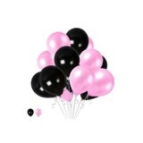 EveFix 50 Adet Pempe, Siyah Balon-uçan- Balon-parti Sehri
