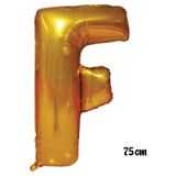 EveFix 75 Cm F Harfi Folyo Balon Altın