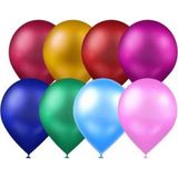 EveFix Atom Balon Atom Balon Metalik Karışık Renkli Balon 12 Inç 100 Adet