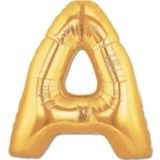 EveFix Balon A Harf Gold Folyo Balon 102 Cm