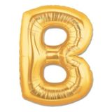 EveFix Balon Parti B Harf Gold Folyo Balon 102 Cm