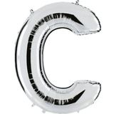 EveFix Balon Parti C Harf Gümüş Folyo Balon 102 Cm