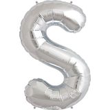 EveFix Balon Parti S Harf Gümüş Folyo Balon 102 Cm