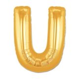 EveFix Balon Parti U Harf Gold Folyo Balon 102 Cm