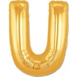 EveFix Balon U Harf Gold Folyo Balon 102 Cm