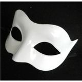 EveFix Beyaz Renk Masquerade Kostüm Partisi Venedik Balo Maskesi