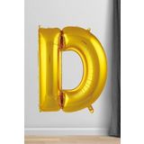 EveFix D Harfi Folyo Balon Gold 100 Cm 40 Inç 1 Metre Altın