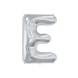 EveFix E Harf Folyo Gümüş Balon Küçük 35 Cm