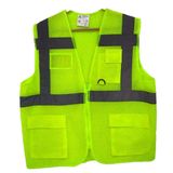 EveFix Fileli Cepli Reflektörlü İkaz Yeleği - Mühendis (M beden) - Sarı