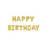 EveFix Happy Bırthday Altın Renk Folyo Balon