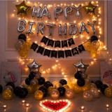 EveFix Happy Birthday Doğum Günü Balonu Kombini Gümüş Kb1251 Kb1251