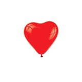 EveFix Kalp Şekilli Balon 12 Inc Kalp Balon Kırmızı Kalp Balon 20 Adet Kırmızı Balon