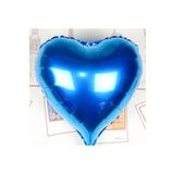 EveFix Kalp Uçan Balon Folyo Mavi 80 Cm 32 Inç
