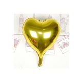 EveFix Kalp Uçan Balon Folyo Sarı 80 Cm 32 Inç