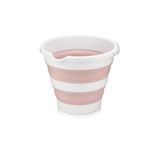 EveFix Katlanır Akordiyon Temizlik Banyo Kovası Pembe (12 Litre)
