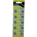 EveFix Komax Ag9 Lr936/Lr45/394 Alkalin 10Lu Düğme Pil