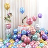 EveFix Krom Balon 20 Adet -gümüş-altın-pempe-mavi