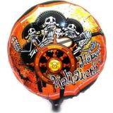 EveFix Kuru Kafalı Korsanlar Halloween Şekilli Folyo Balon 45 Cm