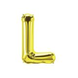 EveFix L Harf Folyo Gold Renk Balon Küçük 35 Cm