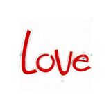 EveFix Love Gümüş Kenarlı Kırmızı Folyo Balon 75cm