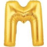EveFix M Harf Folyo Balon Altın Renk 40 Inç