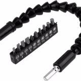 EveFix Matkap Ucu - Bükülebilir Oynar Vidalama Bits Uzatma Aparatı 30Cm - Komple Set
