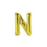EveFix N Harf Folyo Gold Renk Balon Küçük 35 Cm