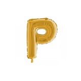 EveFix P (gold) Harf Folyo Balon - 90 Cm - Altın Folyo Harf Balon