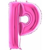 EveFix P Harf Folyo Balon Fuşya 100cm