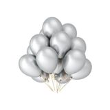 EveFix Parti Metalik Gümüş Balon 20'li